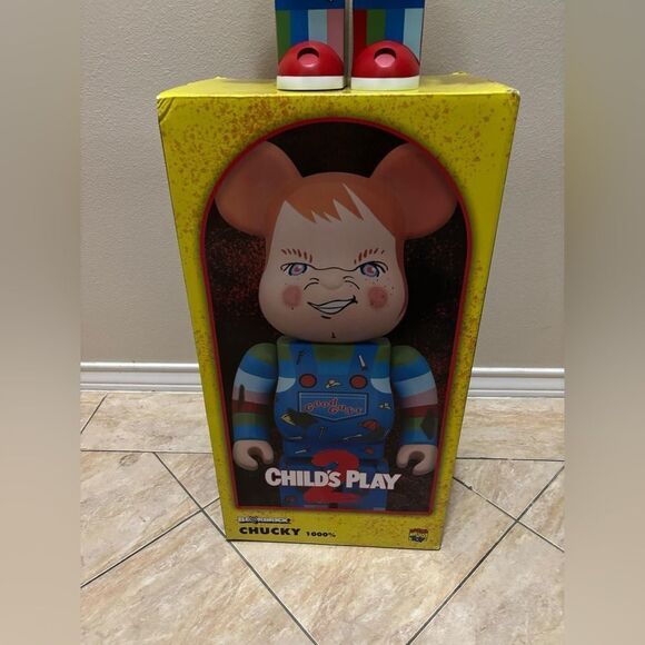 Medicom Toy Be@rbrick 1000 Chucky Bearbrick Child Play Child's GOOD GUY - Picture 8 of 10